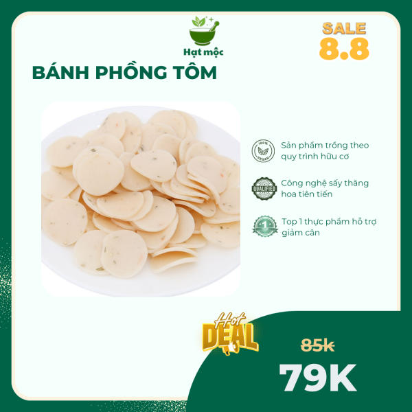 Snack Bánh Phồng Tôm 150g – Làm Từ Tôm Đất Tươi – Giòn Thơm Tự Nhiên – Ăn Vặt Ngon Mỗi Ngày - Hình ảnh 2