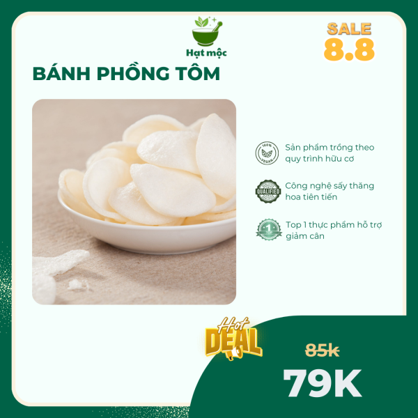 Snack Bánh Phồng Tôm 150g – Làm Từ Tôm Đất Tươi – Giòn Thơm Tự Nhiên – Ăn Vặt Ngon Mỗi Ngày - Hình ảnh 3
