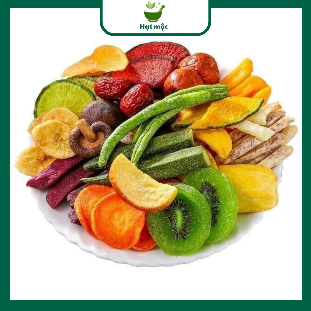 Hoa quả sấy không đường 